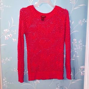 Shimmery Pink Heart Sweater! Size 5y! Never worn!!